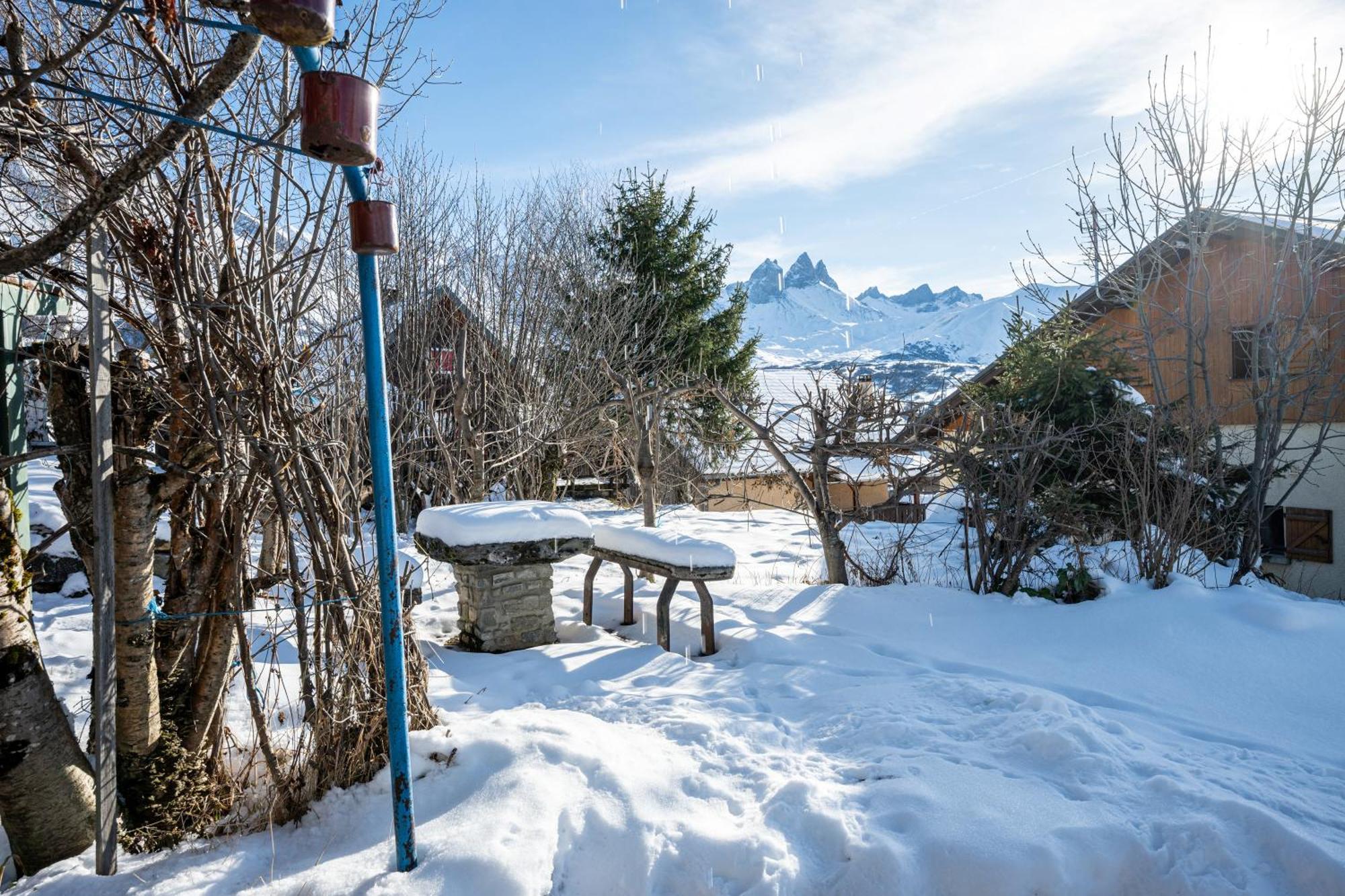 Chalet Les Aiguilles Albiez Montrond Bagian luar foto